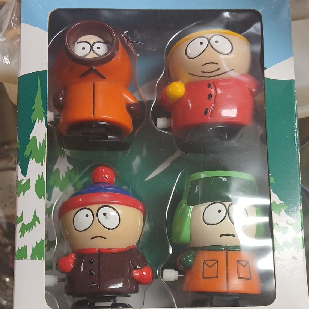 South Park 1998 Character Wind-Up Toy Set - Multicolor